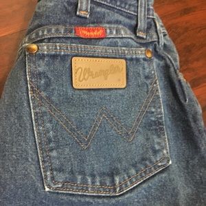 high-rise Wrangler denim jeans